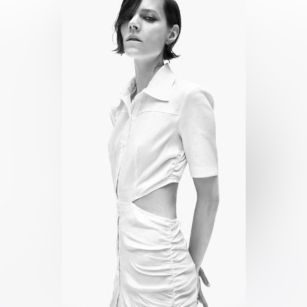 Zara Large White Dress